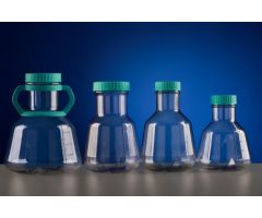3L PC High Efficient Erlenmeyer Flasks, with Baffles, Vent Filter Cap, Sterile, 1/pk, 4/cs