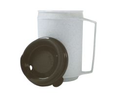 Insulated Drinking Cup FabLife 8 oz. Blue Plastic Reusable