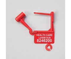 Padlock Seals, Consecutively Numbered, Red, Pack