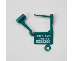 Padlock Seals, Consecutively Numbered, Green, Pack