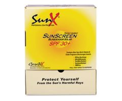 SPF30 Sunscreen, Single Dose Pouch, 100/Box