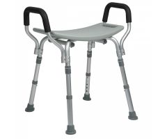 Bath Seat W/Arms Retail Lumex, Unassembled