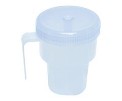 Spillproof Drinking Cup Kennedy 7 oz. Translucent Plastic Reusable