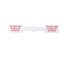 Tamper-evident seals, do not use if seal is broken, paper, 3-3/8"