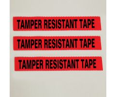 Tamper Resistant Tape, Red, 1"W x 108' 