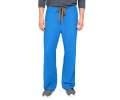 PerforMAX Unisex Reversible Scrub Pants with Front Drawstring, Royal Blue, Regular Inseam, Size 2XL, Angelica Color Code