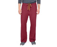 PerforMAX Unisex Reversible Scrub Pants with Front Drawstring, Wine, Tall Inseam, Size L, Angelica Color Code
