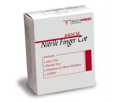 Finger Cot X-Large 2-1/2 Inch Powder Free Nitrile NonSterile