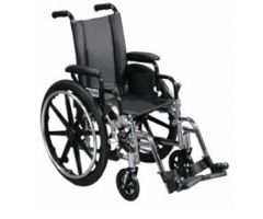 Lightweight Wheelchair Viper Dual Axle Desk Length Arm Flip Back-801402