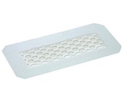 Transparent Dressing with Pad OpSite Post-Op Visible Rectangle 4 X 10 Inch 2 Tab Delivery Without Label Sterile