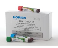 Hematology Control Kit Minotrol 16 with QC CD 3 Levels 12 X 2.5 mL