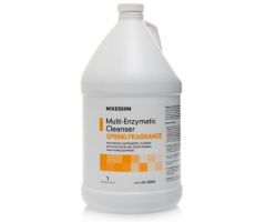 Multi Enzymatic Instrument Detergent McKesson Liquid Jug Spring Fresh Scent
