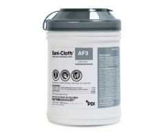 Sani-Cloth AF3 Surface Disinfectant Cleaner Premoistened Germicidal Manual Pull Wipe 160 Count Canister Mild Scent NonSterile CN