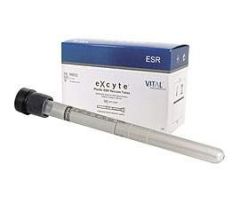 Excyte Vacuum Tube Venous Blood Collection Tube Erythrocyte Sedimentation Rate (Esr) Sodium Citrate Additive 120 Mm Length 1.36 Ml Black Conventional Closure Plastic Tube, 805967