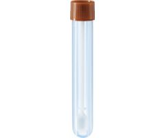 Faeces tube, with spoon, screw cap,101 x 16.5 mm, transparent 8,06,23,111