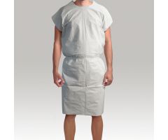 Exam Gown, 3 Ply T/P/T Universal, White, 50/cs