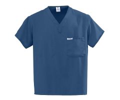 PerforMAX Unisex Reversible V-Neck Scrub Top with 2 Pockets, Caribbean Blue, Size 5XL, Angelica Color Code