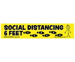 Social Distancing Floor Marker  Yellow 