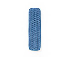 Wet Mop Pad Rubbermaid HYGEN Bound Edge Blue Microfiber / Polyester / Nylon Reusable