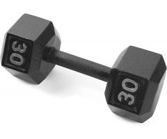 CAP Barbell Cast Iron Hex Dumbbell  30 pounds-2 Set