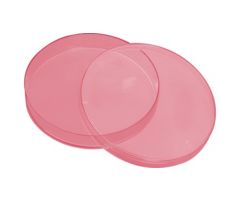 Petri dish, 92 x 16 mm, red, with ventilation cams