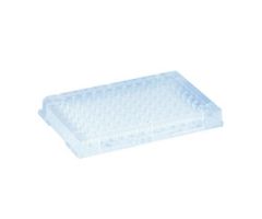 Micro test plate, 96 well, flat base, PS, transparent