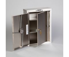 Stainless Steel Narcotic Cabinet, 2 Locks, 2 Doors8220 