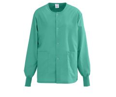 PerforMAX Unisex Snap-Front Warm-Up Jacket, Jade, Size 3XL