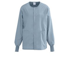 PerforMAX Unisex Snap-Front Warm-Up Jacket, Misty, Size S