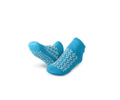 Patient Slippers Terrycloth Blue Large Disposable 48/Ca