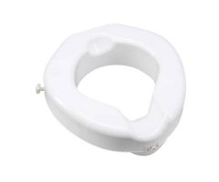 Raised Toilet Seat Carex® 4-1/4 Inch Height White 500 lbs. Weight Capacity, 831213EA