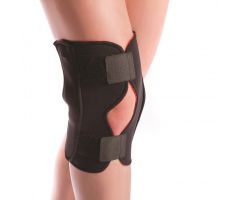 Thermoskin Arthritic Hinged Knee Wrap,Black,Small