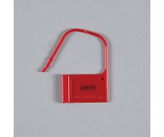 Extra-Large Heavy-Duty Padlock Seals, Numbered, Red
