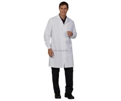 Lab Coat White Medium Knee Length Reusable 833368