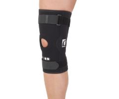 Hinged Knee Brace Ossur FormFit Small D-Ring / Hook and Loop Strap Closure 15-1/2 to 18-1/2 Inch Knee Circumference Left or Right Knee