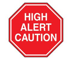 High Alert Caution Labels