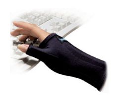 Support Glove with Thumb Extension IMAK RSI SmartGlove Fingerless Large Over-the-Wrist Length Ambidextrous Lycra / Cotton