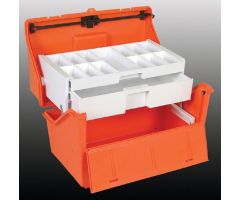 Emergency Box Health Care Logistics Orange 11-1/2 X 11-3/4 X 19-1/2 Inch