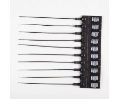 Barcode Secure-Pull Breakable Seal, Black, Code 128A