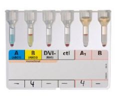 Test Card Gel Test