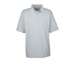 100% Polyester Cool and Dry Stain-Release Performance Polo Shirt, Men's, Gray, Size 4XL