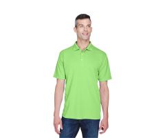 100% Polyester Cool and Dry Stain-Release Performance Polo Shirt, Men's, Light Green, Size 2XL