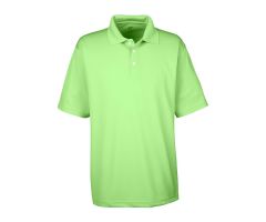 100% Polyester Cool and Dry Stain-Release Performance Polo Shirt, Men's, Light Green, Size 3XL