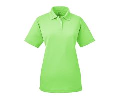 Women's Cool and Dry Stain-Release Performance Polo Shirt, Light Green, Size 2XL