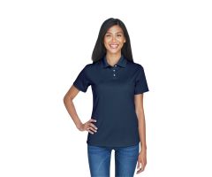 Women's Cool and Dry Stain-Release Performance Polo Shirt, Navy, Size XS