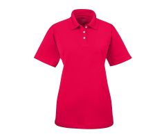 Women's Cool and Dry Stain-Release Performance Polo Shirt, Red, Size 3XL
