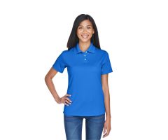 Women's Cool and Dry Stain-Release Performance Polo Shirt, Royal Blue, Size 3XL