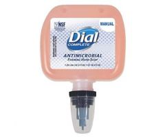 Antimicrobial Soap Dial Foaming 1,250 mL Dispenser Refill Bottle Original Scent