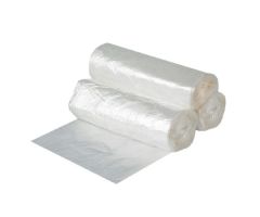 Trash Bag Heritage 12 to 16 gal. Clear LLDPE 0.50 Mil. 24 X 32 Inch Performance Bottom Seal Coreless Roll