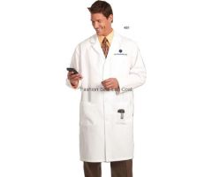 Lab Coat White Size 32 Knee Length Reusable 848572